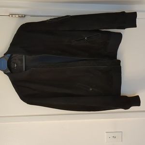 Suede Bomber Jacket the Kooples